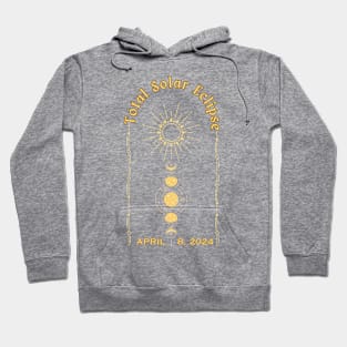 2024 Total Solar Eclipse April 8th Hoodie